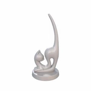 Sleek Stretch - 3D Printable Minimalist Cat Sculpture