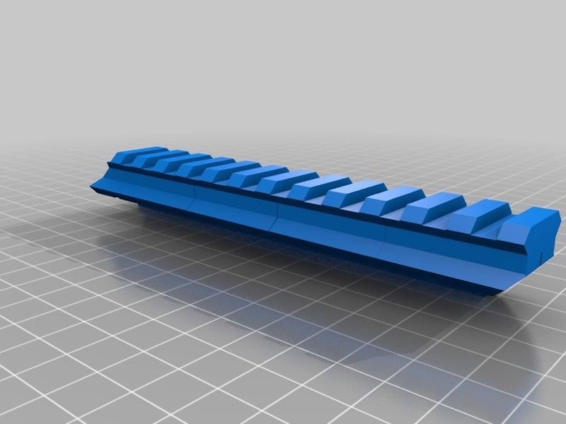 Airsoft rail riser 13mm