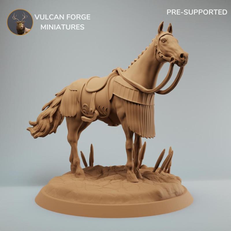 War horse, samurai war horse mount