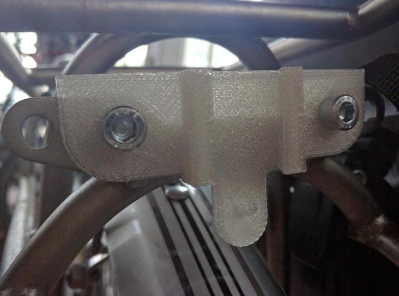 Planet Bike rear light mount for European rack 50mm mounting holes