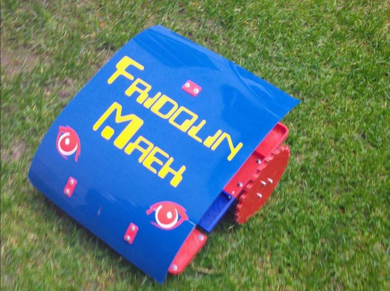 robotic lawn mower - new motor caps, new wheel for 608 bearing 