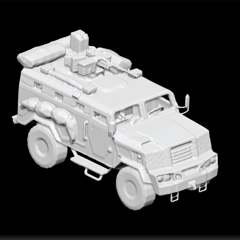 war vehicle - russian spm 3 mrap war vehicle