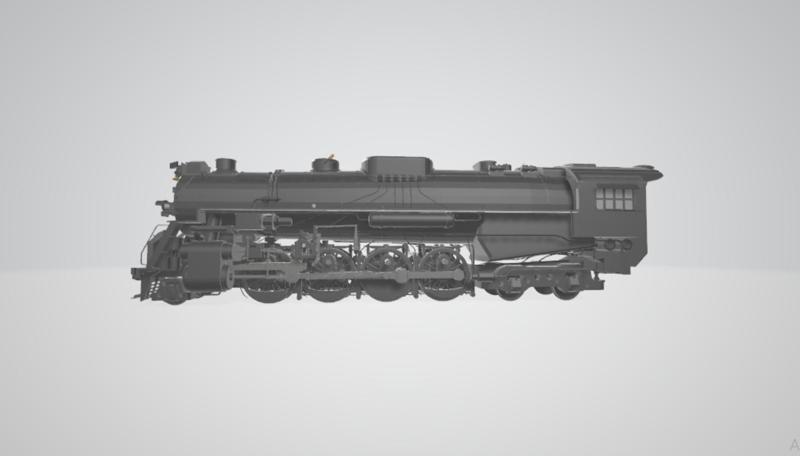 S2 Berkshire steam locomotive