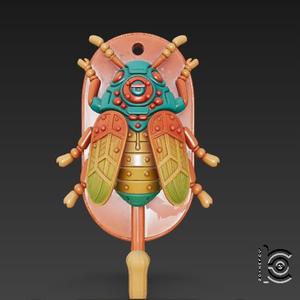 Cogroach Hook - Sacred Mech Roach STL