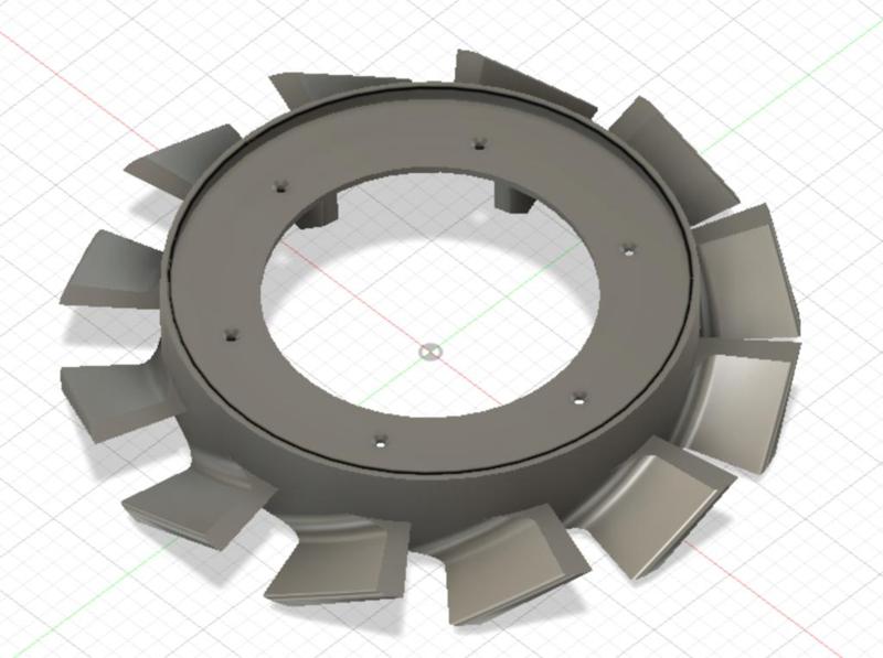 TopRC FW-190 Radial Fan for Spinner - fitting for other FW too