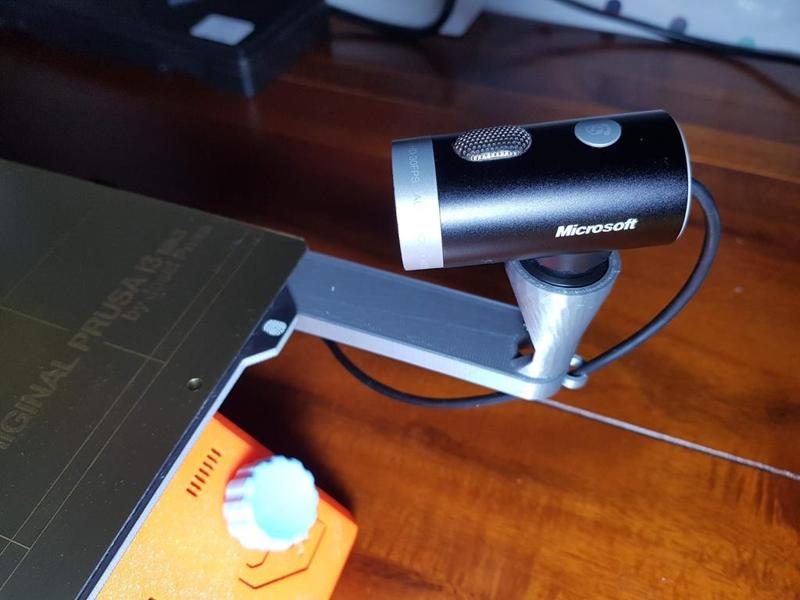 Lifecam Cinema camera mount for Prusa i3 MK3