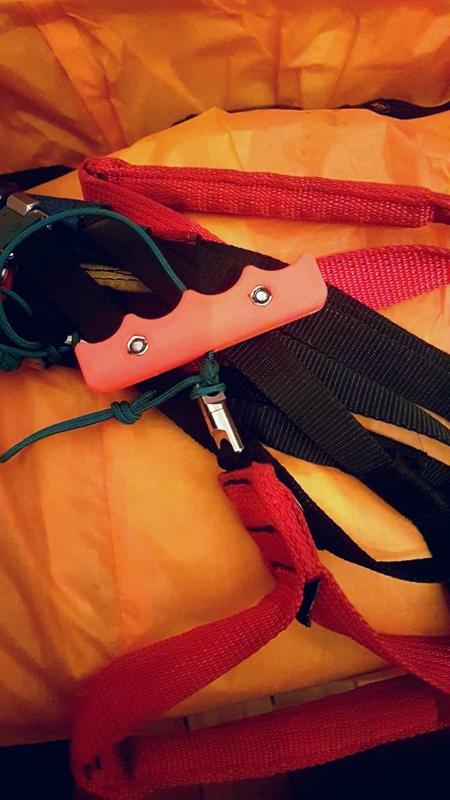 Paraglider brake handle