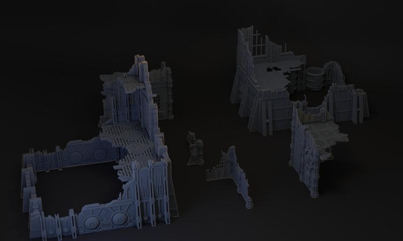 Chive Tempest Zone for killing made up of buildings terrain set