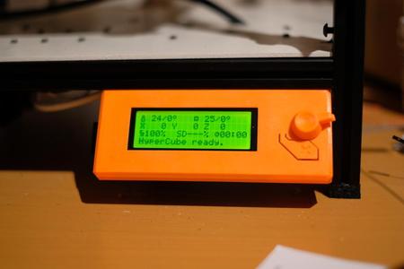 Display Holder Prusa i3 MK3 Style for the Hypercube or 2020 Aluminum Extrusions