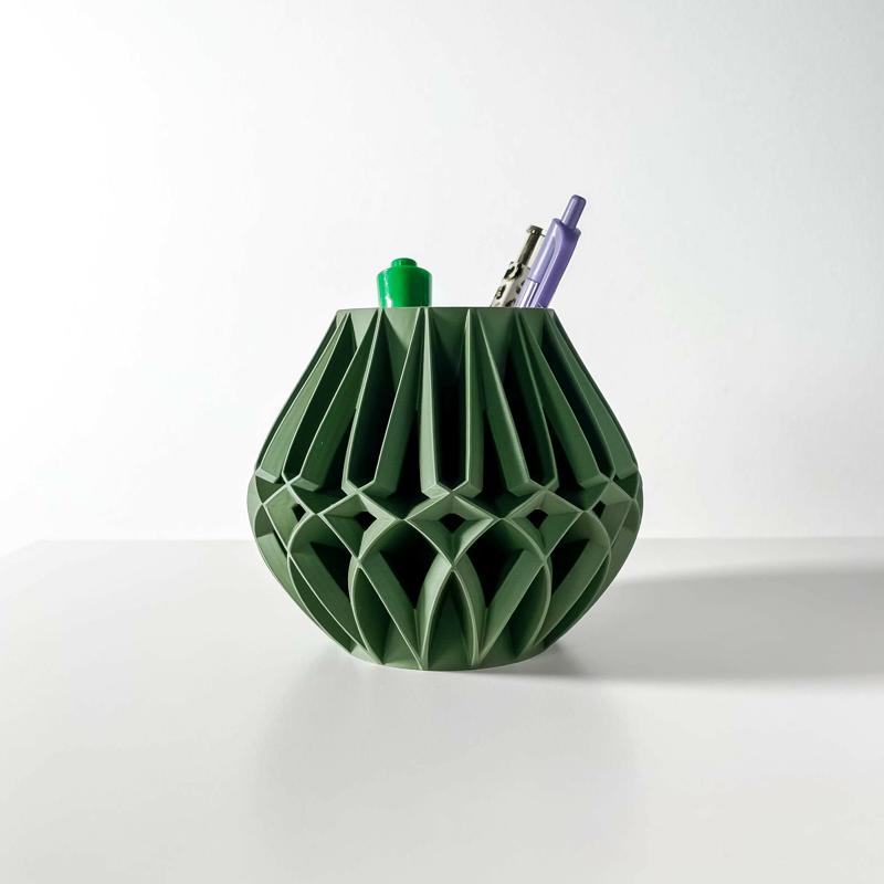 The Janio Pen Holder | Desk Organizer and Pencil Cup Holder | Modern Office and Home Decor