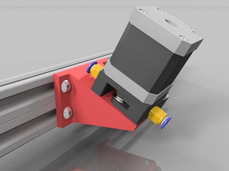Anet AM8 extruder mount for 2040 extrusions