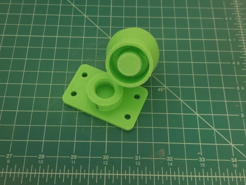 Squash ball legs stand adjustable height (tornado cr10 extrusion frame printer)