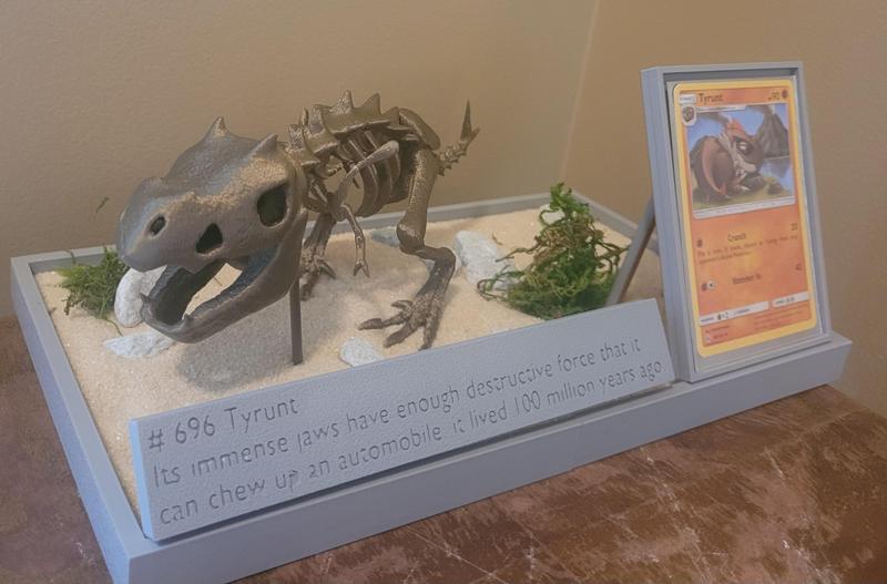 Tyrunt card museum display