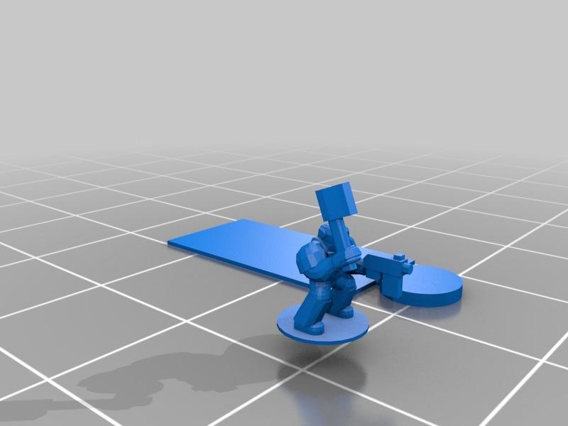 Epic LowPoly Orks made poseable