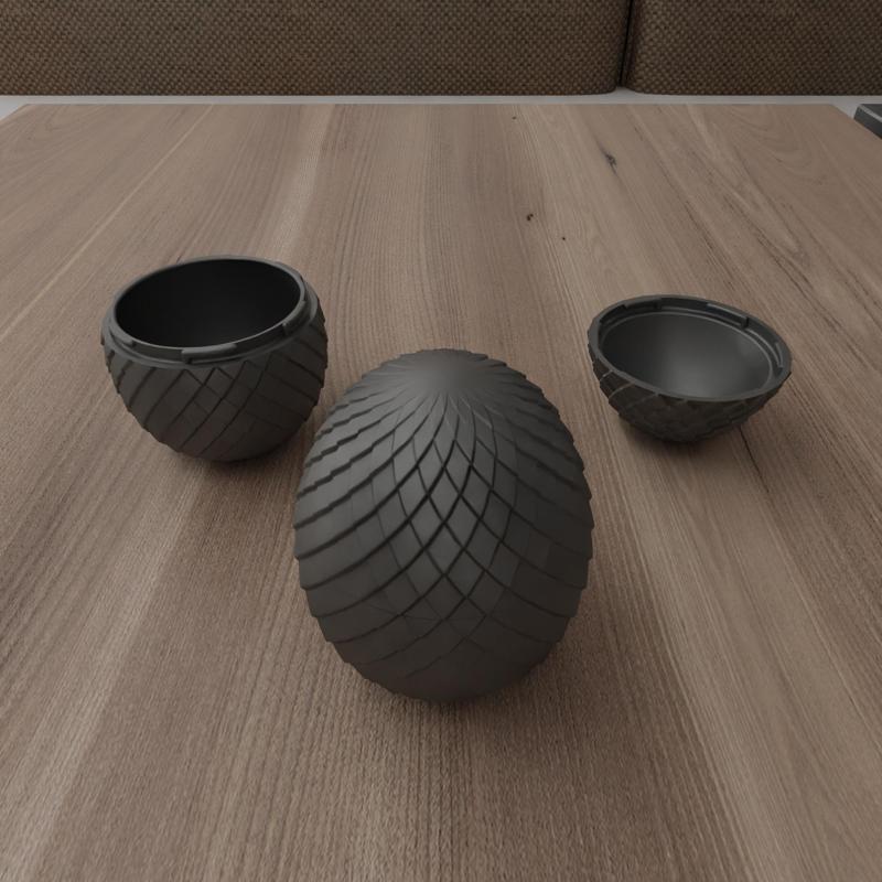 3D DRAGON EGG DECOR WITH 3D STL FILES,HOME DECOR, 3D PRINT, EASTER DECOR, EASTER EGG, EASTER GIFT, EASTER RABBIT, HAPPY EASTER, EGG DECOR, EGG HOLDER