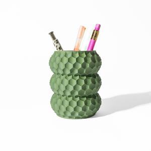 The Okos Pen Holder | Desk Organizer and Pencil Cup Holder | Modern Office and Home Decor