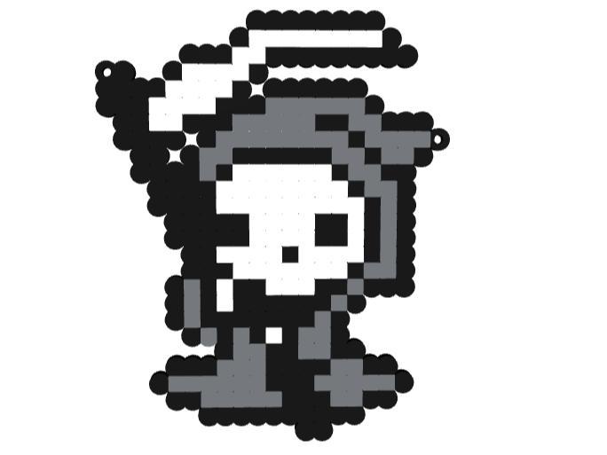 Baby Grim Reaper Perler