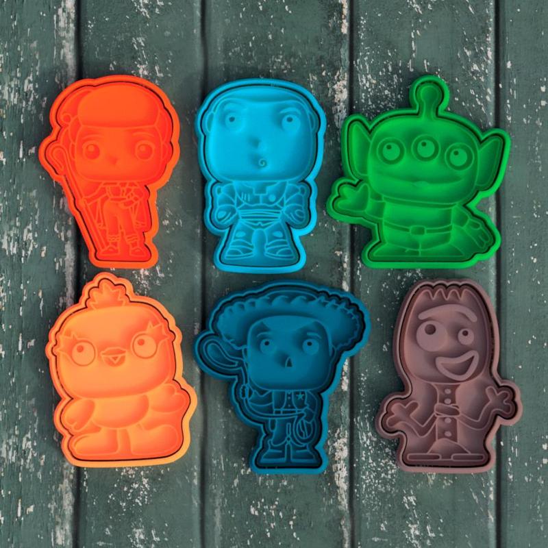 Toy story cookie cutter set of 6