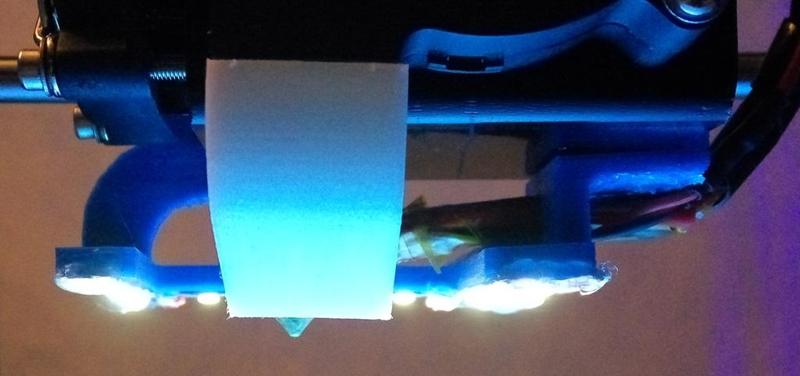 Anet A8 Screwless Extruder Light with LED Strip