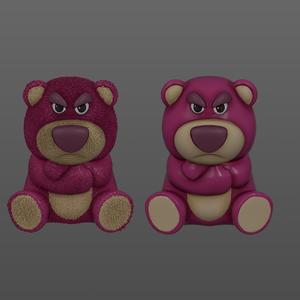 Lotso seated - Toy Story