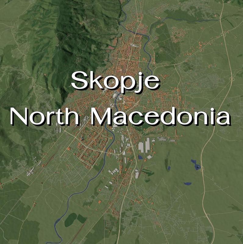 Skopje North Macedonia - city and urban