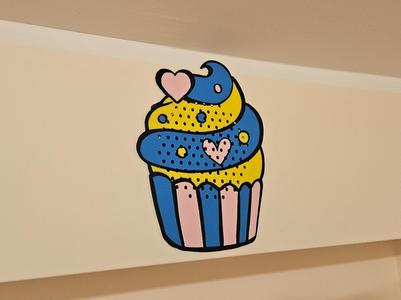 Cupcake Shape Vent Cover for Kids Room