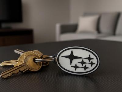 Subaru Keychain