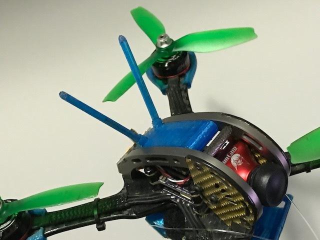 FrSky XM+ antenna mount for GEPRC LX5