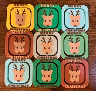 Christmas Spinner - Reindeer