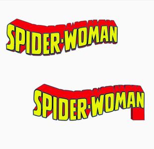4x SPIDER-WOMAN Logo Display by MANIACMANCAVE3D