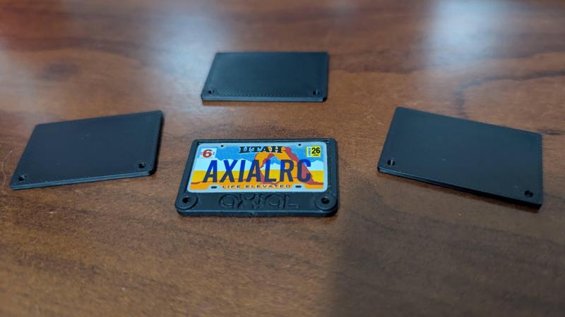 Axial CJ-7 License Plate Frame