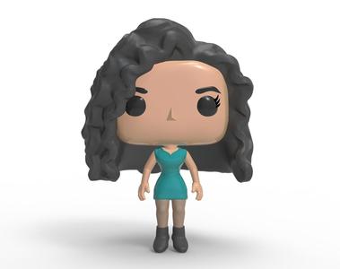 FUNKO CURLS GIRL DRESS