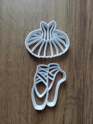 Cookie Cutter  Ballet Dress and Shoes Ballerina Dancer