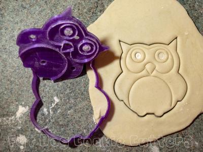 Owl Cookie Cutter With Stamp