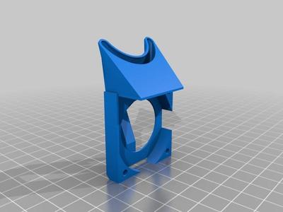 Dual e3dv6 fan holders for 40mm blowers