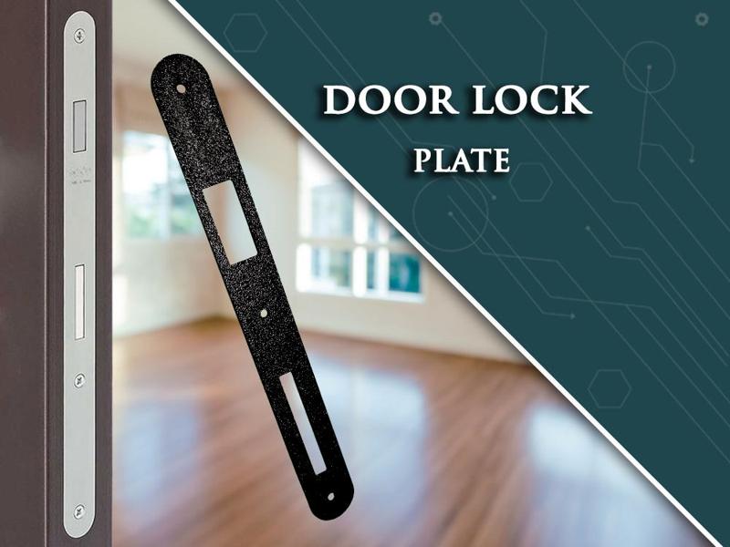 Plate for internal door lock