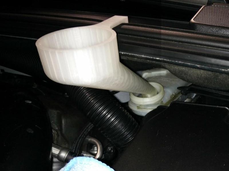 Ford Focus brake fluid funnel