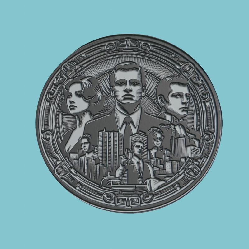 The Apartment Movie Medallion  The Apartment 3d  Model Stl Obj
