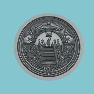 Up Movie Medallion  Up 3d  Model Stl Obj