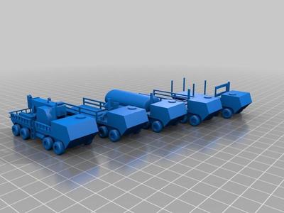 Assorted 8 Wheel Trucks in N scale