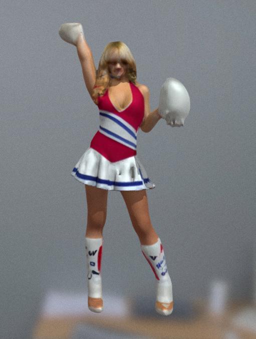 3D Cheerleader - Energy and Motion