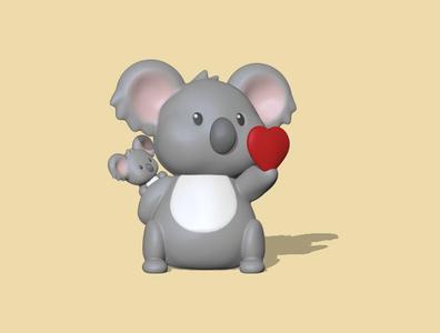 Mother Day - Koala Mother with Son