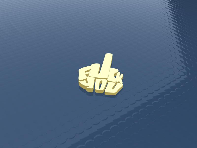 FUCK YOU NECKLACE - KEY CHAIN