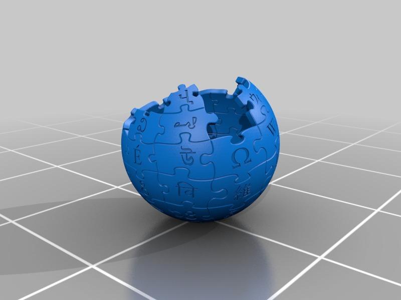 Wikipedia Complete Full Printable Globe