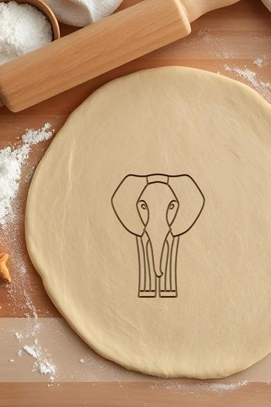 Elephant Cookie Cutter, Biscuit Cutter