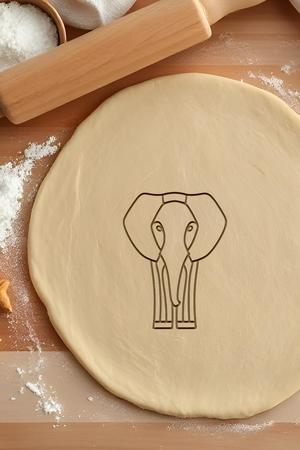 Elephant Cookie Cutter, Biscuit Cutter