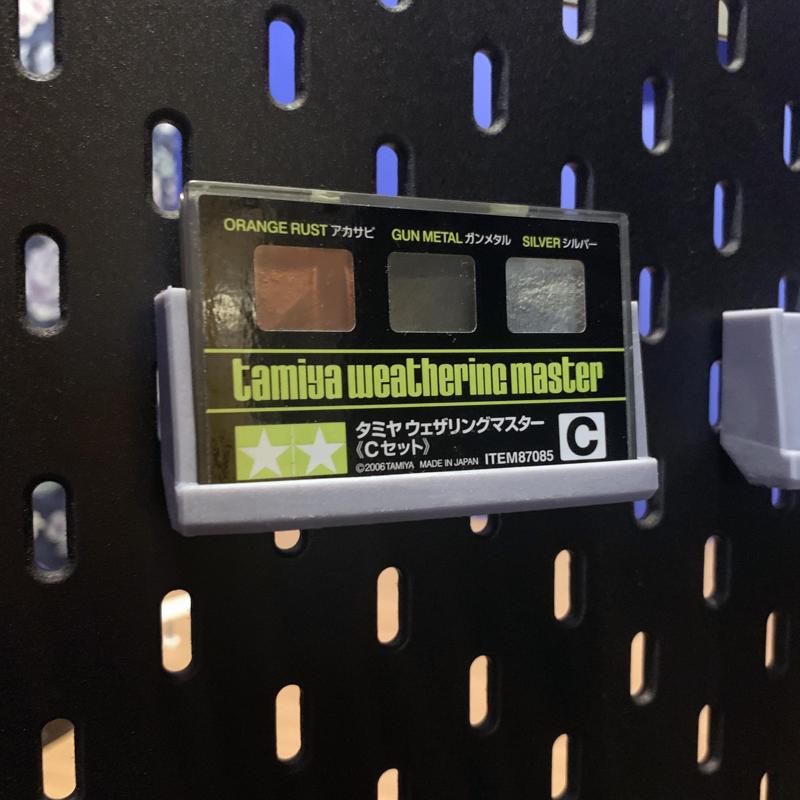 IKEA Skadis Tamiya Weathering Master Stand