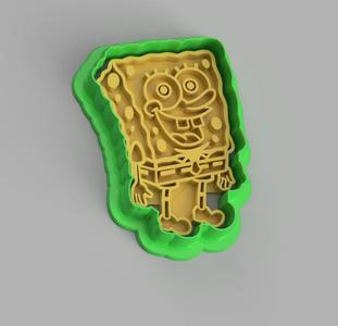 SpongeBob Cookie Cutter - Biscuits and Fondant (7.6 cm) 🧽⭐