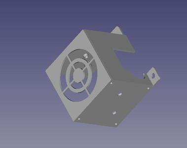 Default Tronxy YX 2 Pro Head Cooler Fan Cover