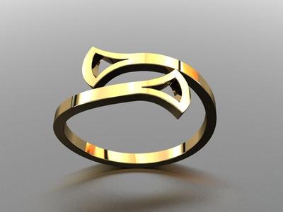 Cat Ear Rings–3D Printable Jewelry Design